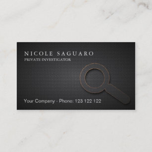 Private Investigator Business Card