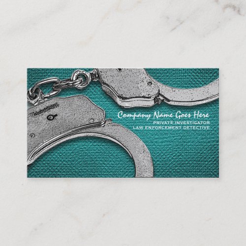 Private Investigator law enforcement Business Card Templates