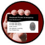 Private Investigator Modern Fingerprint Business Card
