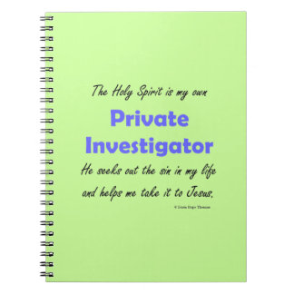 private investigator notebook