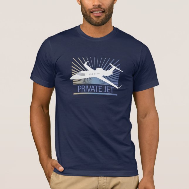 Private Jet Aircraft T-Shirt (Front)