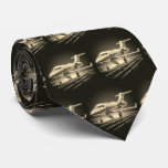 Private Jet Airplane Print   Neck Tie