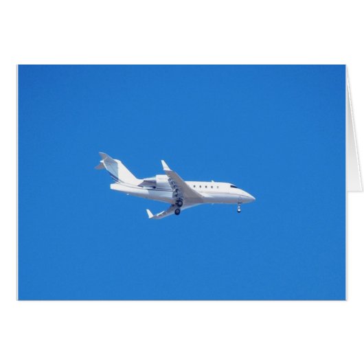 Private jet. cards (Front Horizontal)