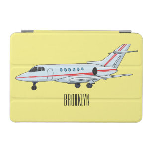 Private jet cartoon illustration iPad mini cover