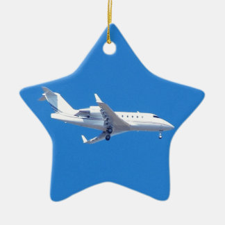 Private jet. ceramic ornament