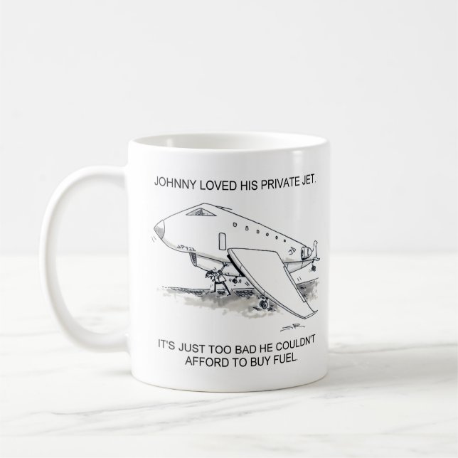 Private Jet mug (Left)