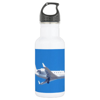 Private jet. stainless steel water bottle