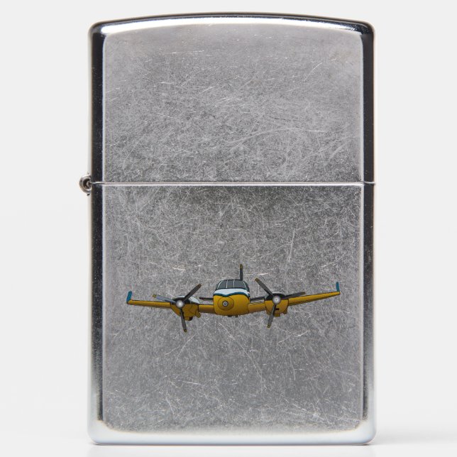 Private jet. zippo lighter (Front)