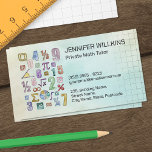 Private Math Tutor - Mathematics Educator Business Card<br><div class="desc">Private Math Tutor - Mathematics Educator</div>