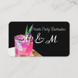 Private Party Bartender For Your Special Event Business Card