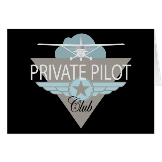 Private Pilot Club Cards (Front Horizontal)