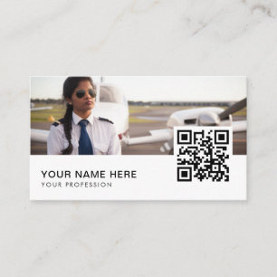 private pilot QR Code Business Card