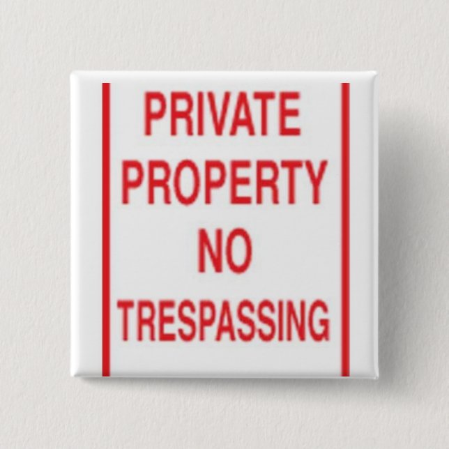 private pinback button (Front)