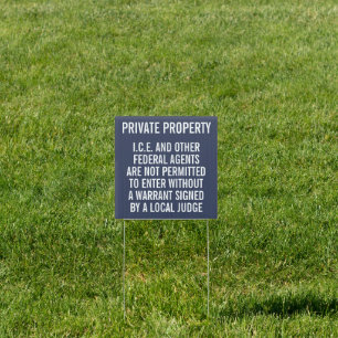 Private Property/Know Your Rights Sign