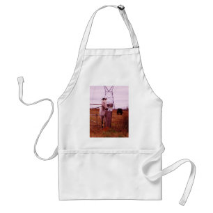 Private Property lavender Horse Adult Apron
