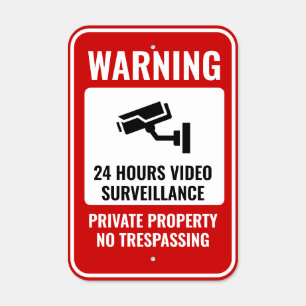 Private Property No Trespassing Sign