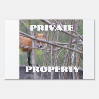 private property sign