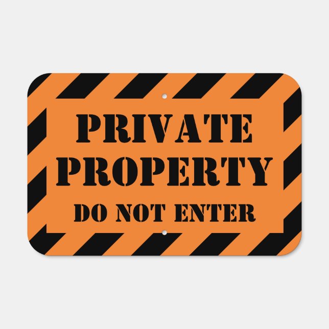 Private Property Signs (Front)