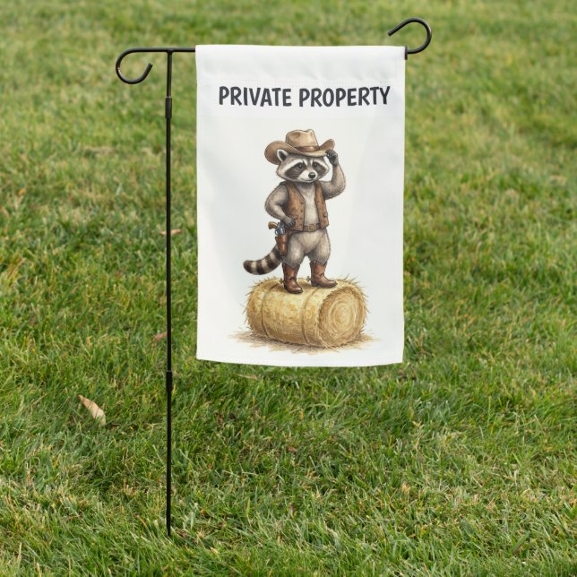 Private Property Yard Sign (In SItu)