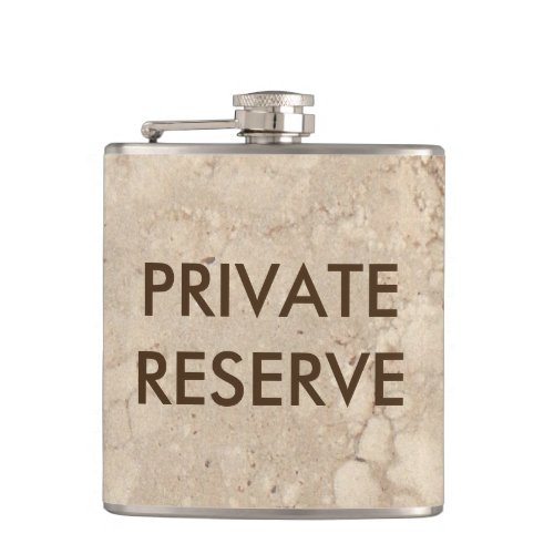 Private Reserve Beige Granite Flask
