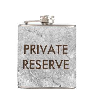 Private Reserve Gray & Brown Granite Flask