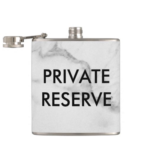 Private Reserve Marble Flask