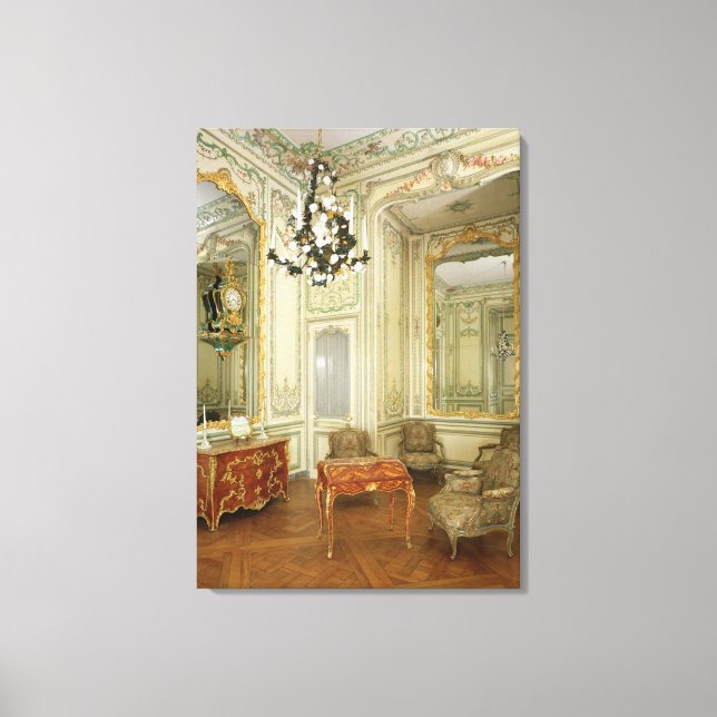 Private room of the Dauphine Marie-Josephe Canvas Print (Front)