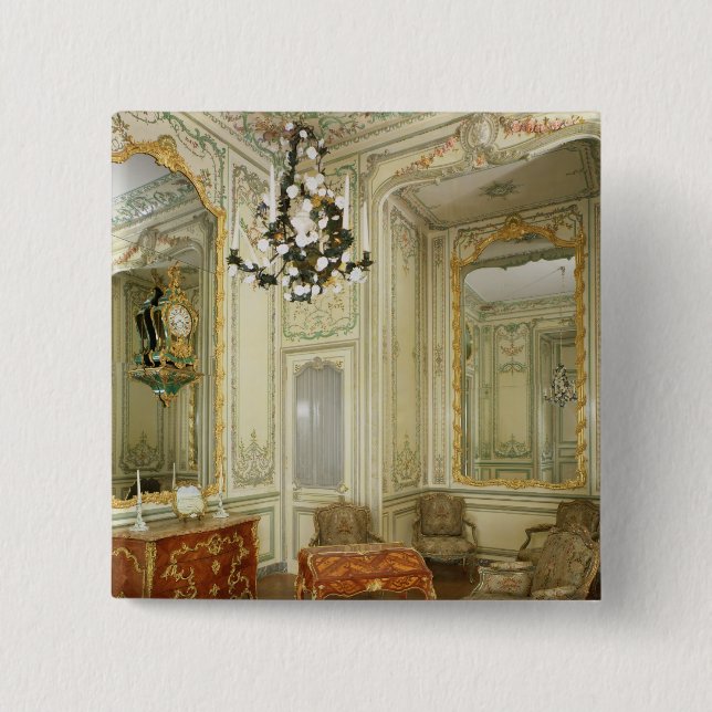 Private room of the Dauphine Marie-Josephe Pinback Button (Front)