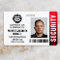 Private Security Guard Officer ID Photo Logo Red