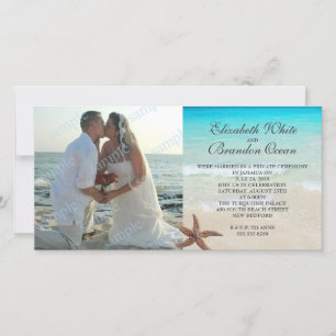 Private Wedding Reception Only Photo Announcement