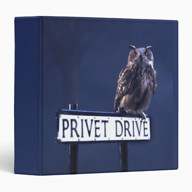 Privet Drive 3 Ring Binder (Front/Spine)