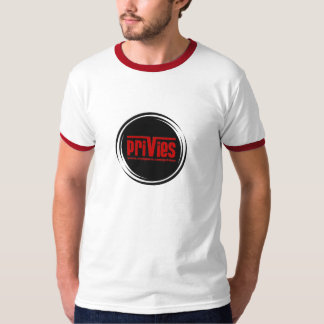 Privies - Grey and red Ringer T-Shirt