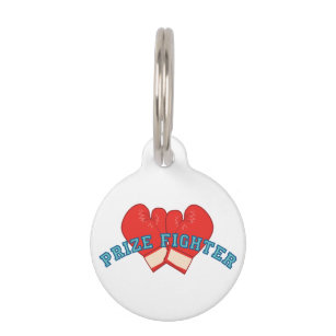 Prize Fighter Pet ID Tag