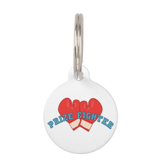 Prize Fighter Pet ID Tag (Front)