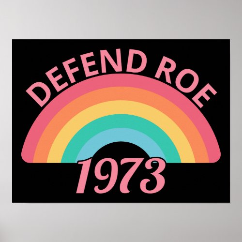 Pro Abortion _ Defend Roe v Wade II Poster