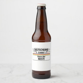 Pro AFD Deutschland | Spruch Alternative T-Shirt Beer Bottle Label