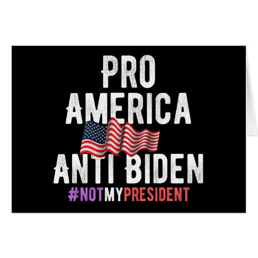 PRO AMERICA ANTI BIDEN (Front Horizontal)