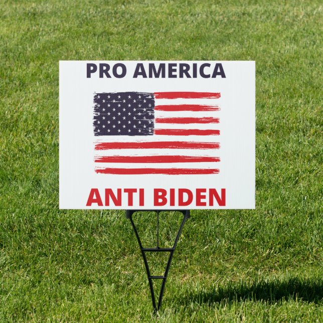 Pro America Anti Biden Sign (Insitu)
