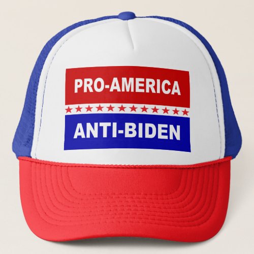 Pro America Anti Biden Trucker Hat