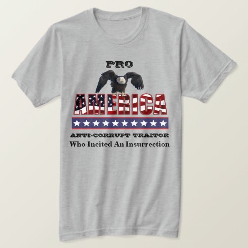 PRO_AMERICA  ANTI_CORRUPT TRAITOR T_Shirt