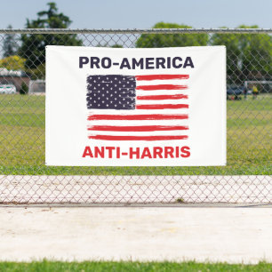 Pro America Anti Harris Customized Banner