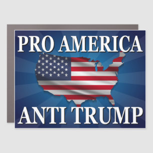 Pro America Anti Trump 2024 USA Election Car Magnet