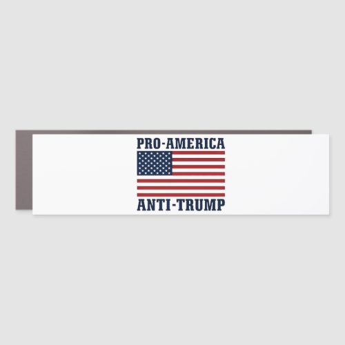 Pro_America Anti_Trump Bumper Sticker Car Magnet