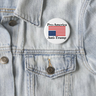 Pro-America / Anti-Trump Button