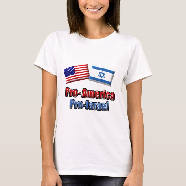 Pro-America/Israel T-Shirt (Front)
