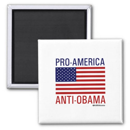 PRO_AMERICAN ANTI_OBAMA MAGNET