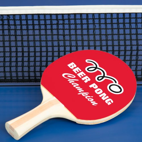 Pro beer pong champion table tennis paddle