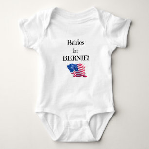 Pro Bernie message from babies! Baby Bodysuit