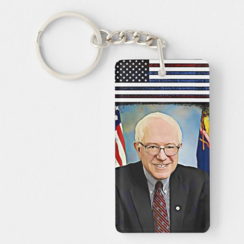 Pro Bernie Sanders Support Key Chain