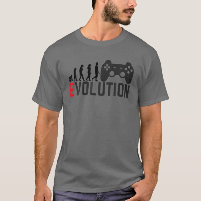 Pro Best Video Gamer Gaming Evolution Console PC P T-Shirt (Front)